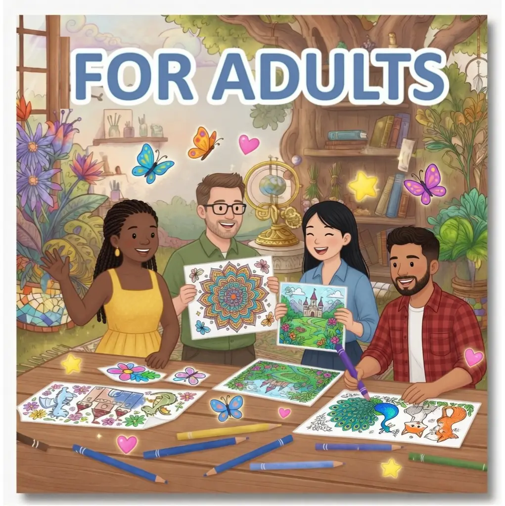 coloring pages for adults