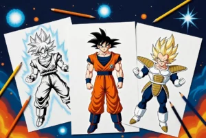 Goku coloring pages