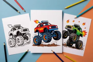 Monster Truck coloring pages