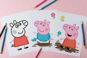 Peppa Pig coloring pages