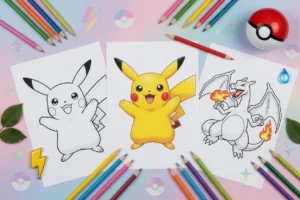 Pokemon coloring pages