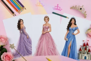 Princess coloring pages
