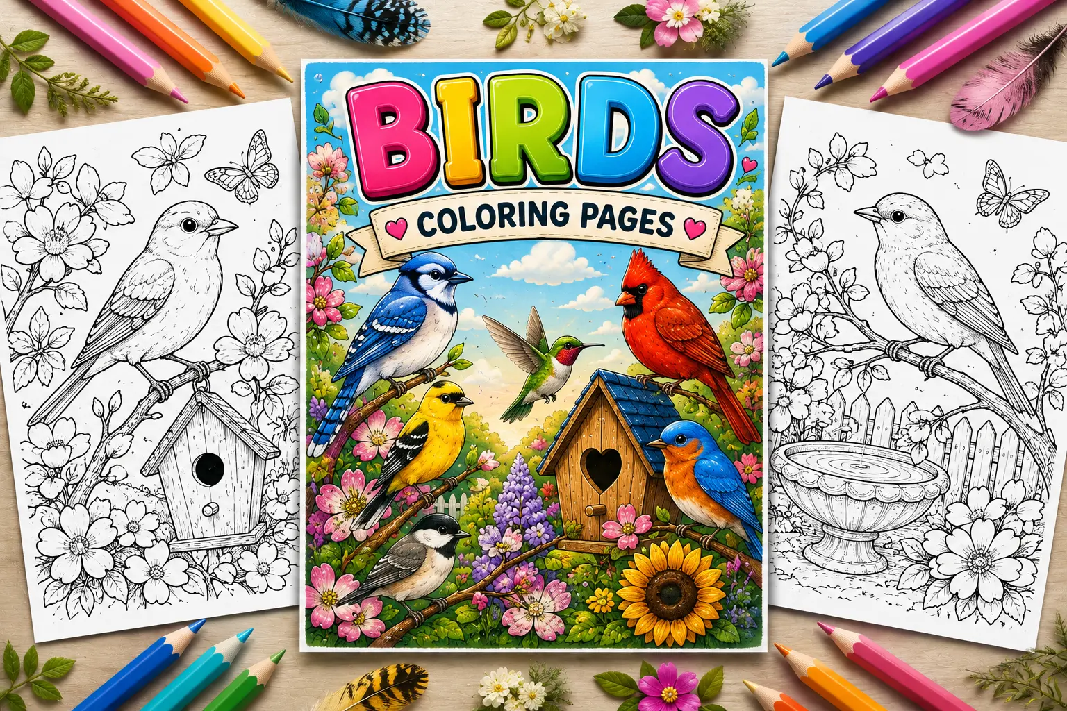 bird coloring pages