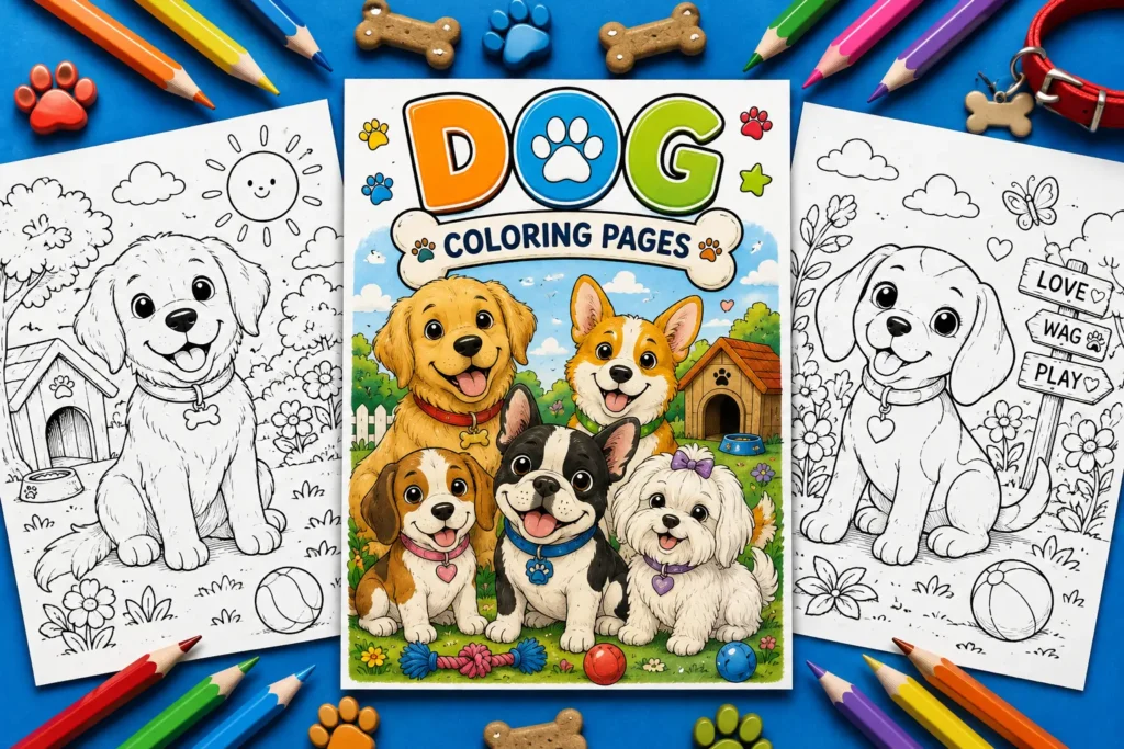 dog coloring pages