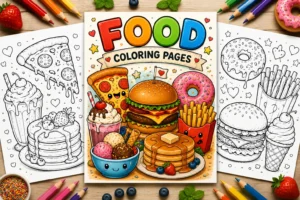 Food coloring pages