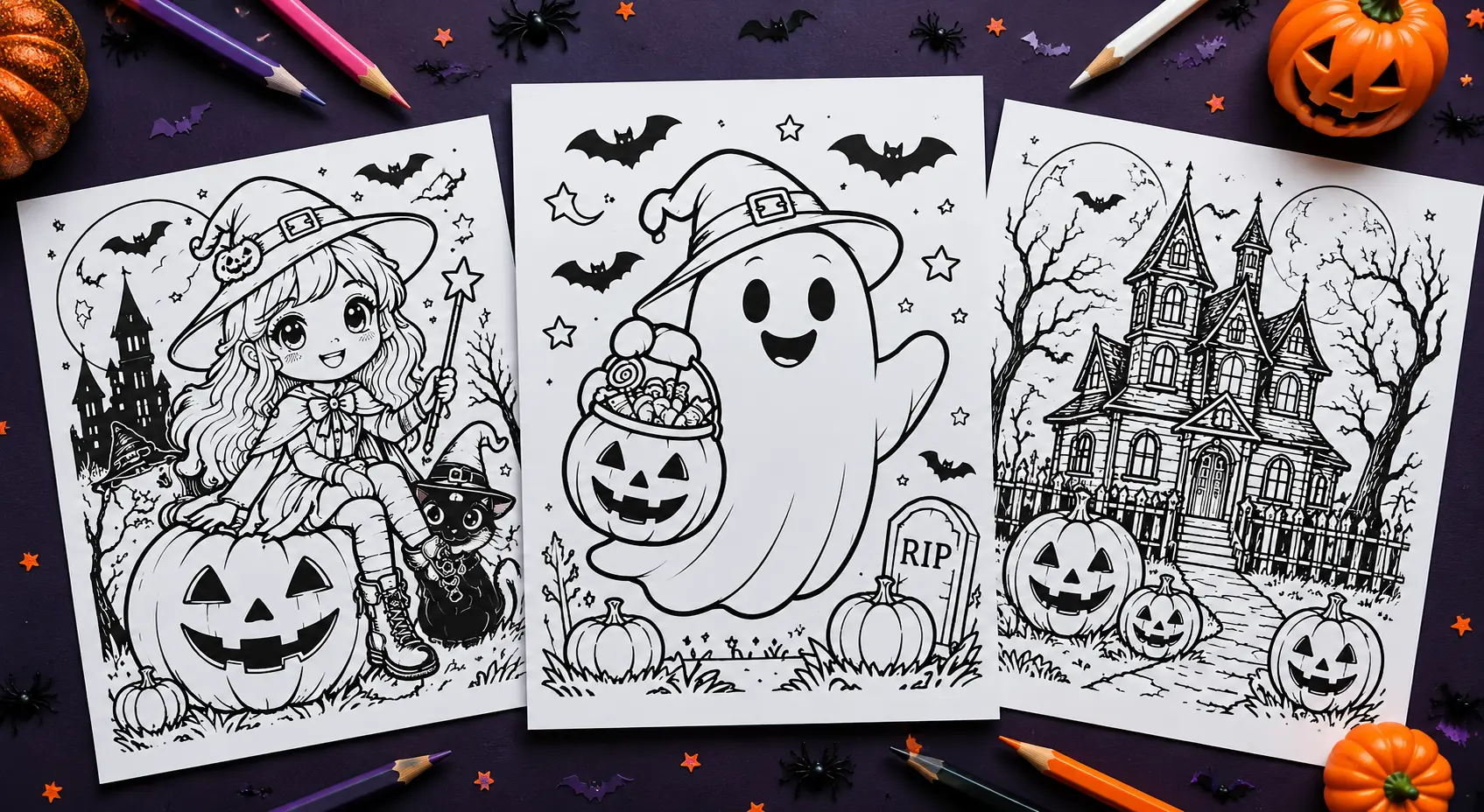 halloween coloring pages