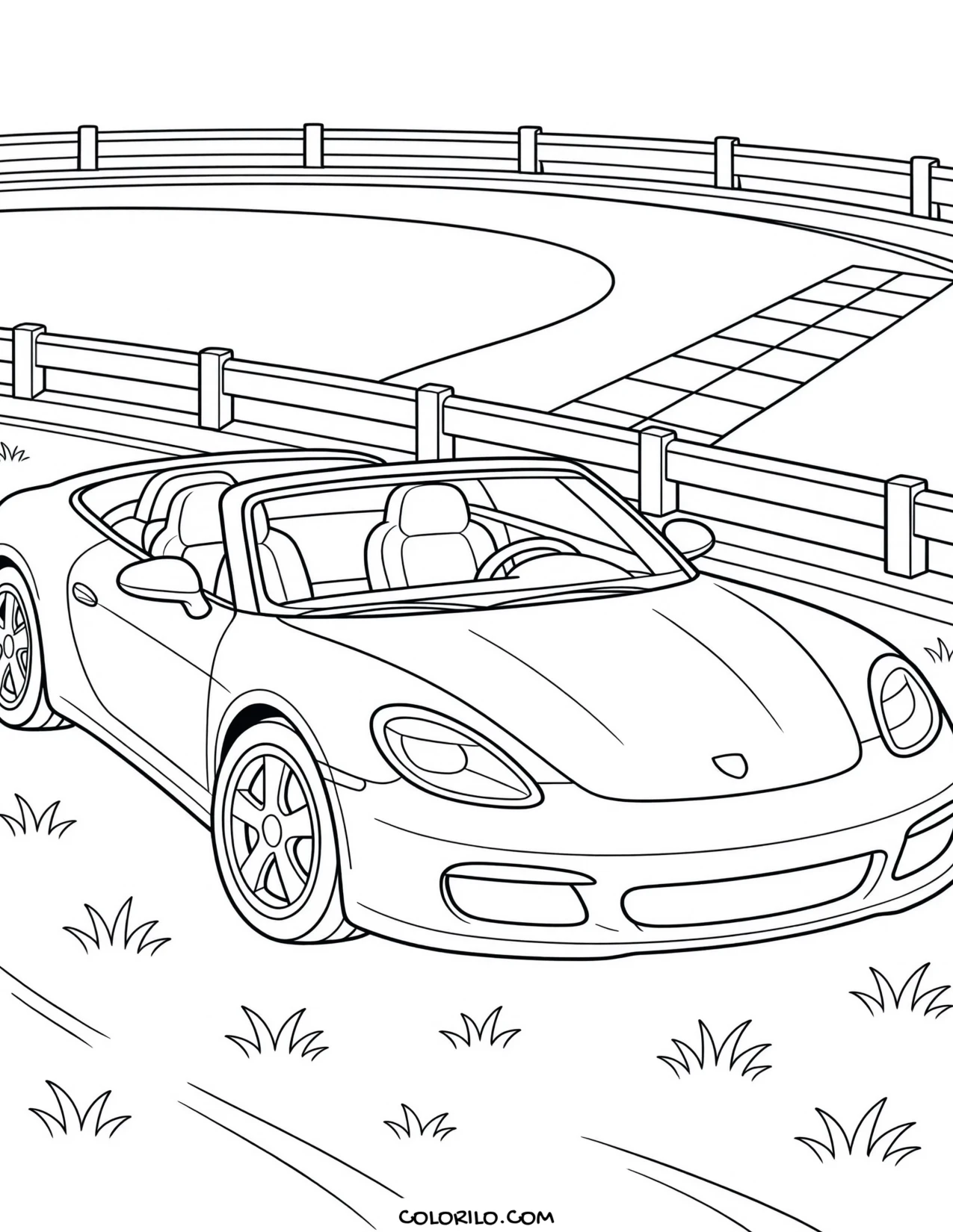 A London black cab coloring page