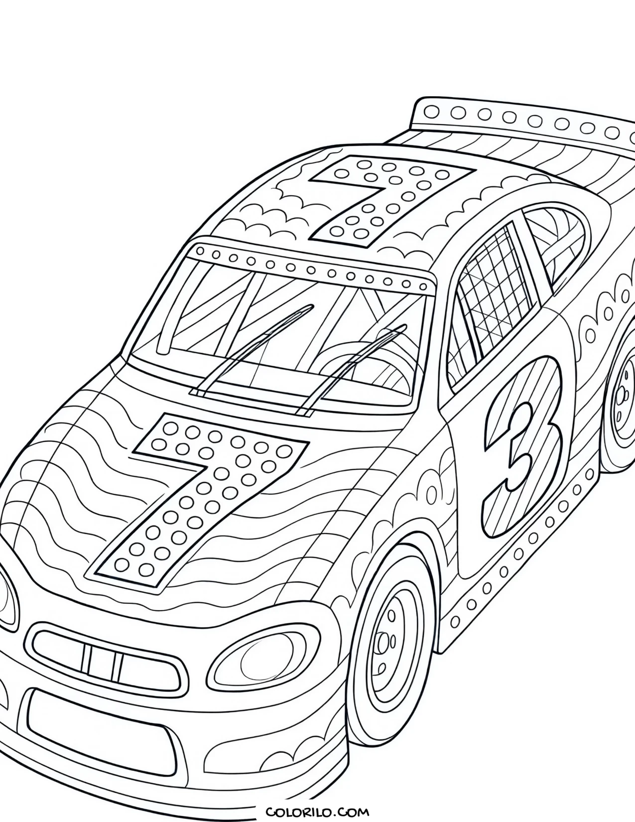 A milk float out on the morning round coloring page