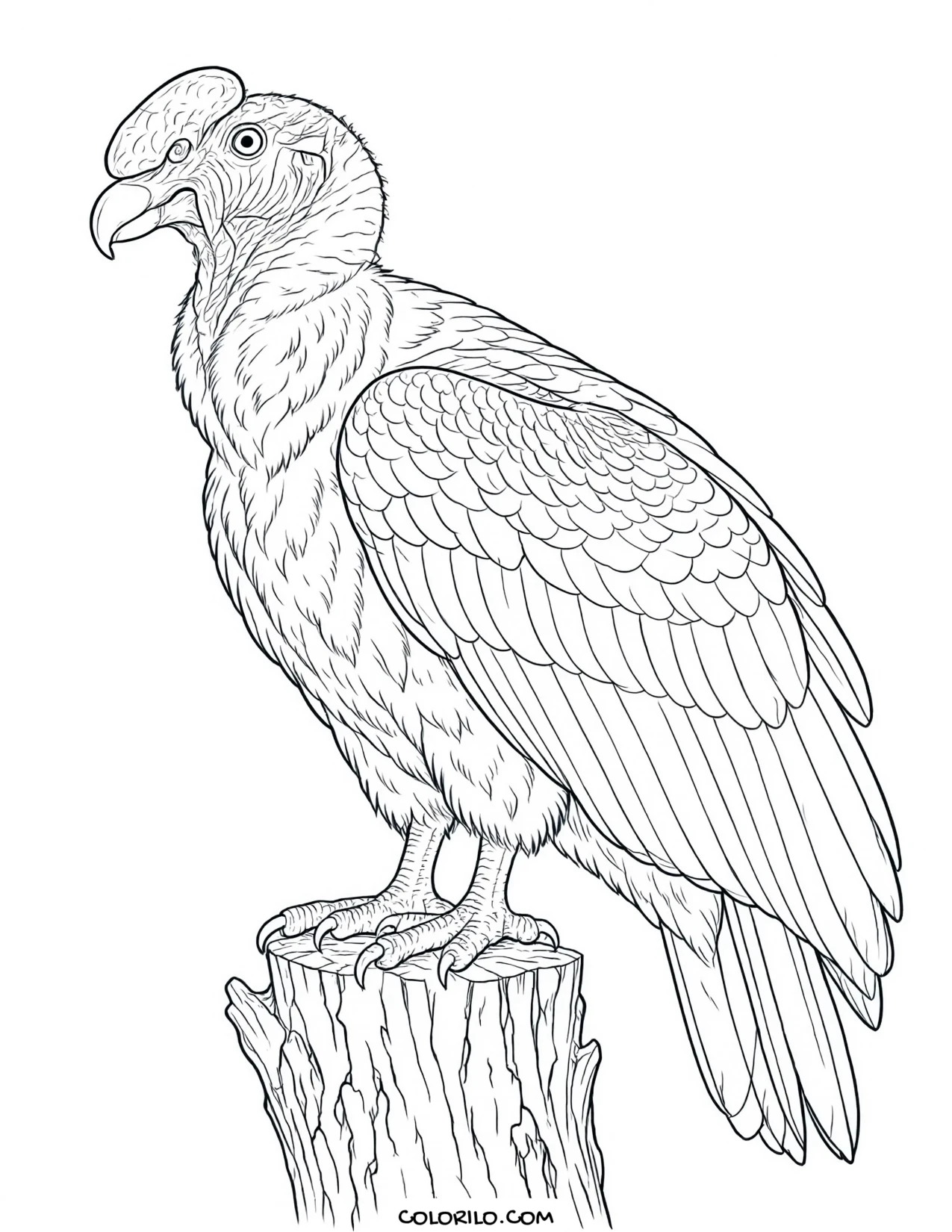 A red-winged blackbird coloring page