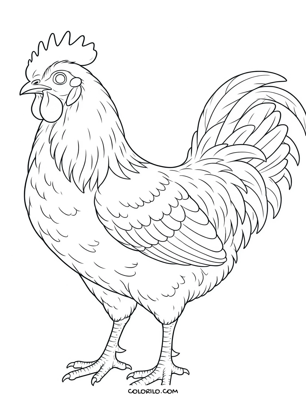 A snowy egret coloring page