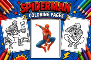 Spiderman coloring pages