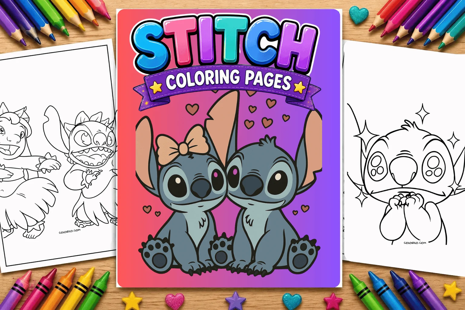 stitch coloring pages