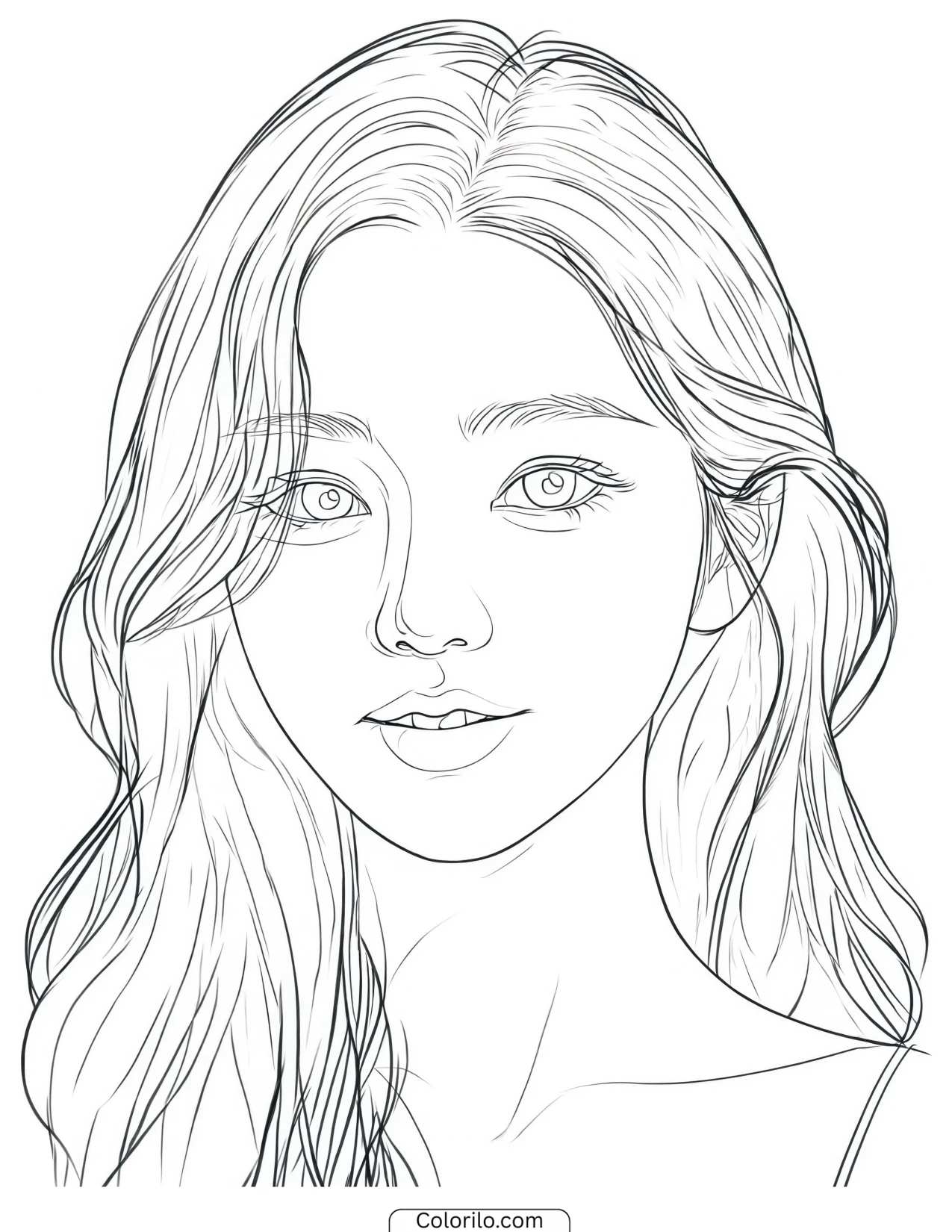 Yoonchae of KATSEYE coloring page