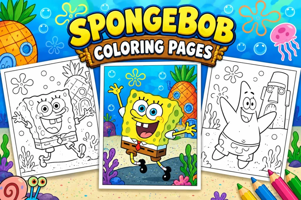 spongebob coloring pages