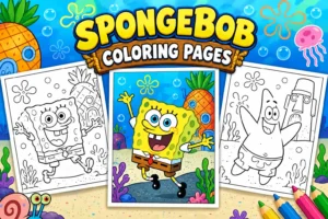 SpongeBob coloring pages
