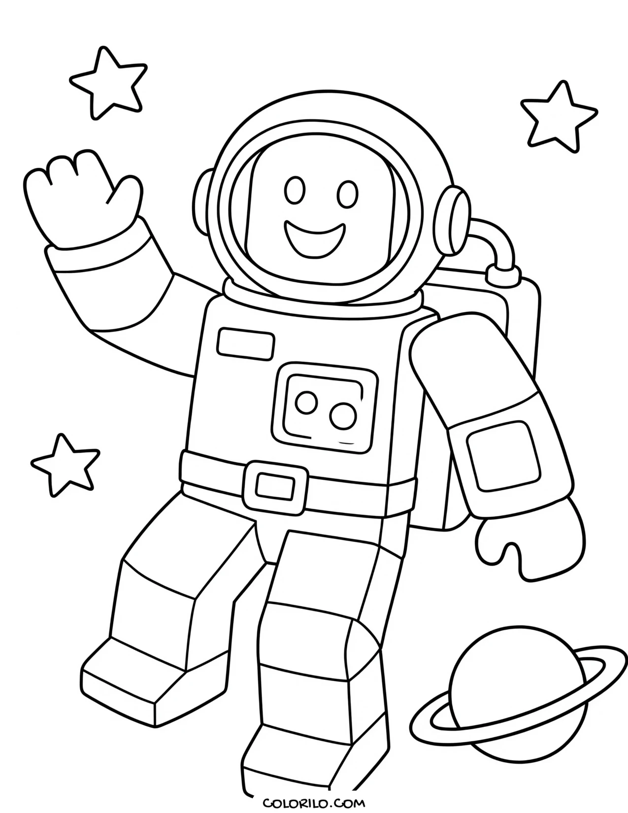 a roblox girl character dancing coloring page