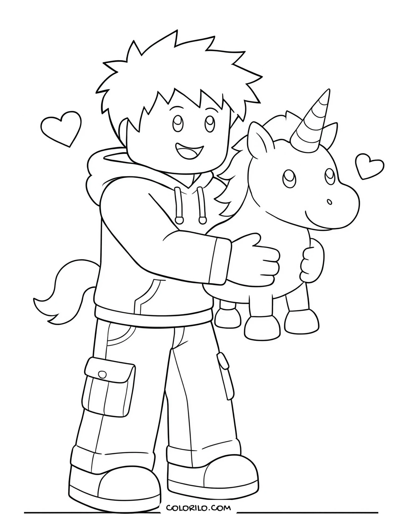 a roblox soccer player with a ball coloring page